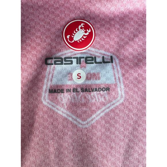 Castelli cycling full zip jersey velofix scorpion red youth boys size small - Picture 3 of 8